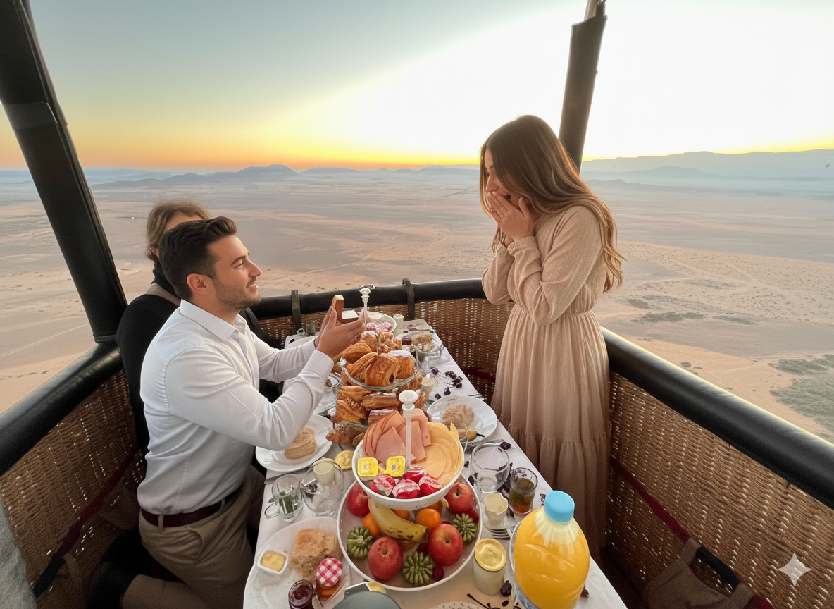 Marriage Proposal – Hot Air Balloon